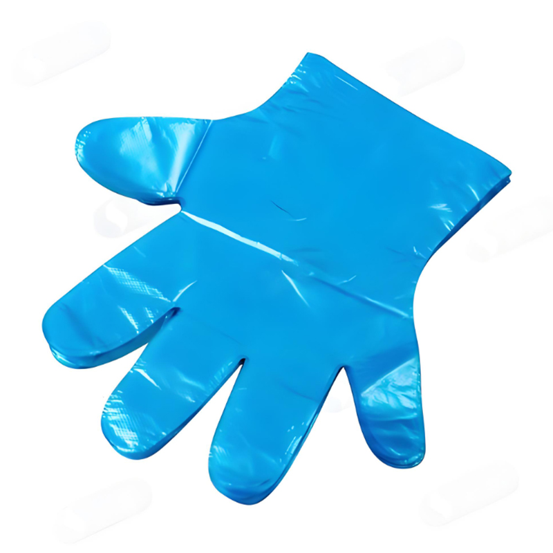 Anti-bacteria, acidum et alcali resistens Blue HDPE chirothecae