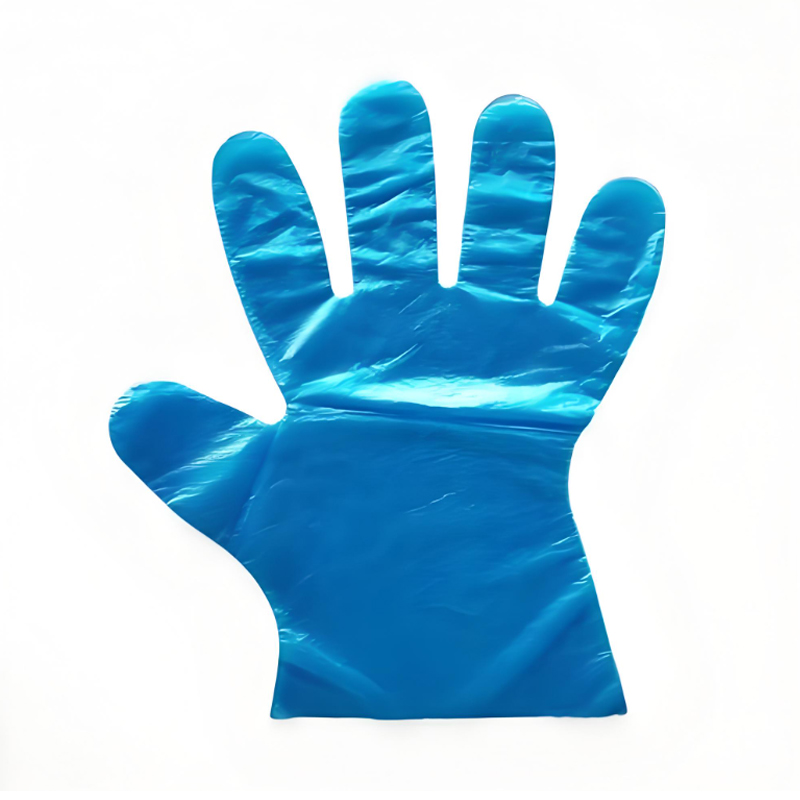 Anti-bacteria, acidum et alcali resistens Blue LDPE chirothecae